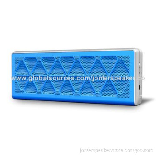 Metal Grill Bluetooth Speaker, Supports CSR 4.0 Bluetooth with Leather Cover